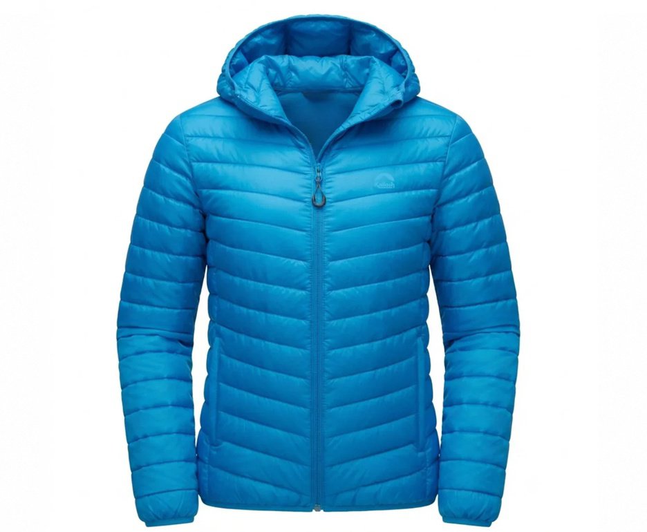 Jaqueta Puffer Kailash Patagonia Sintetica Feminina - Ciano
