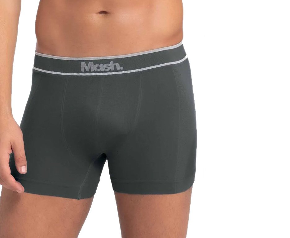 Kit Com 6 Cuecas Boxer Mash Microfibra Sem Costura Ref. 711.18