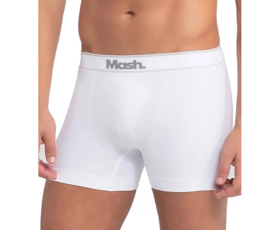 Kit Com 6 Cuecas Boxer Mash Microfibra Sem Costura Ref. 711.18