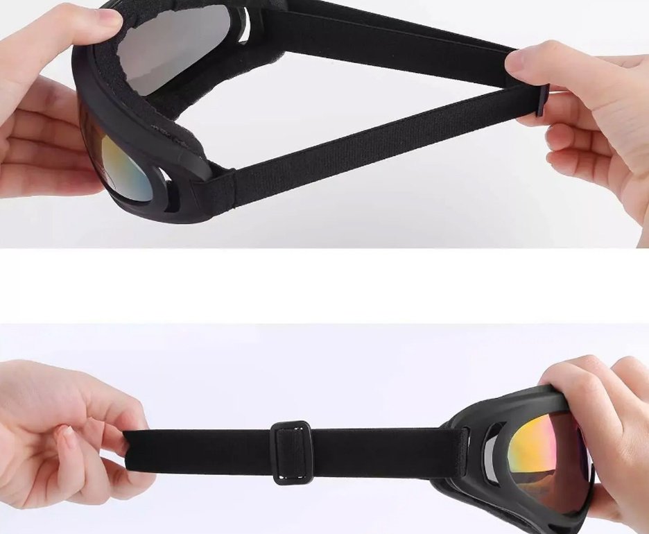 Oculos de Proteção Airsoft C/ Elastico Transparente - Rossi