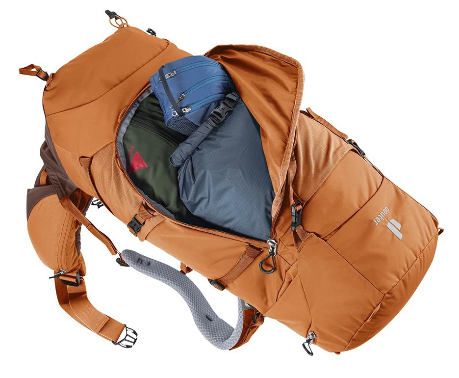 Mochila Deuter para Trekking Aircontact Core 35+10 SL Laranja