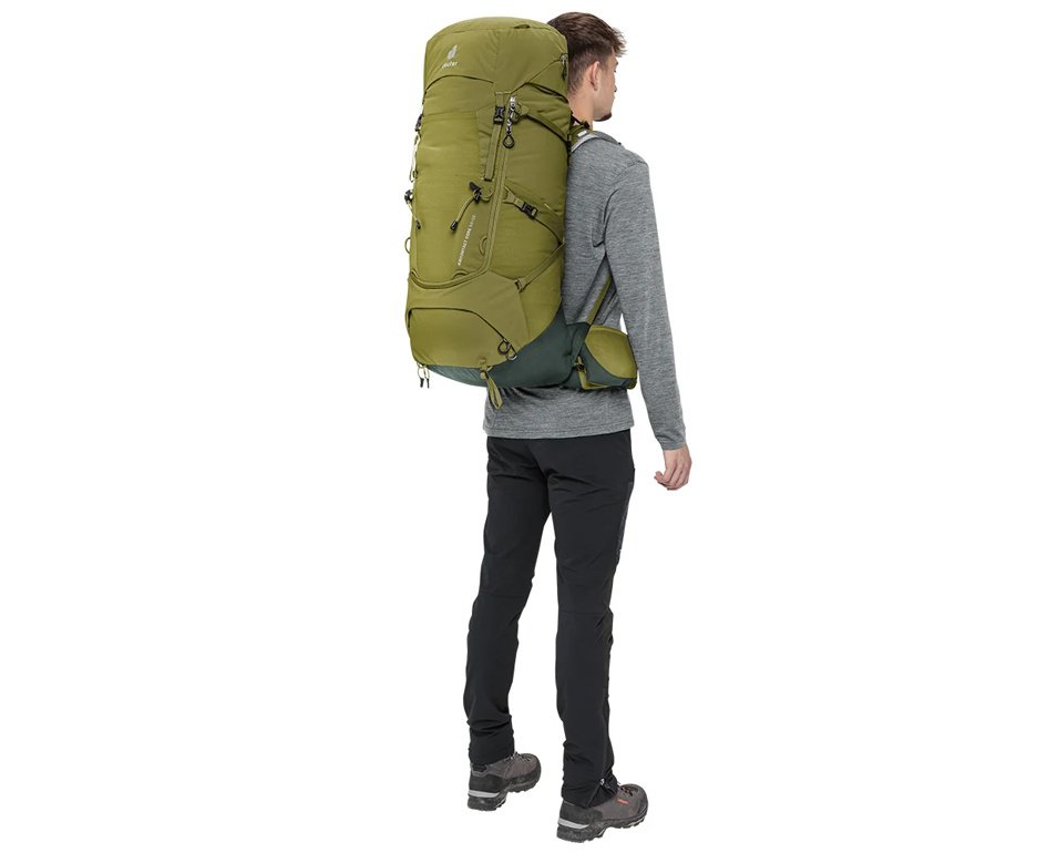 Mochila para Trekking Deuter Aircontact Core 50+10 - Verde