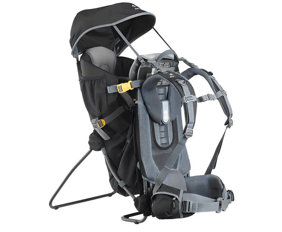 Mochila Deuter de Transporte para Bebê Kid Comfort I Set - Preto