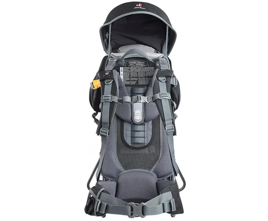 Mochila Deuter de Transporte para Bebê Kid Comfort I Set - Preto