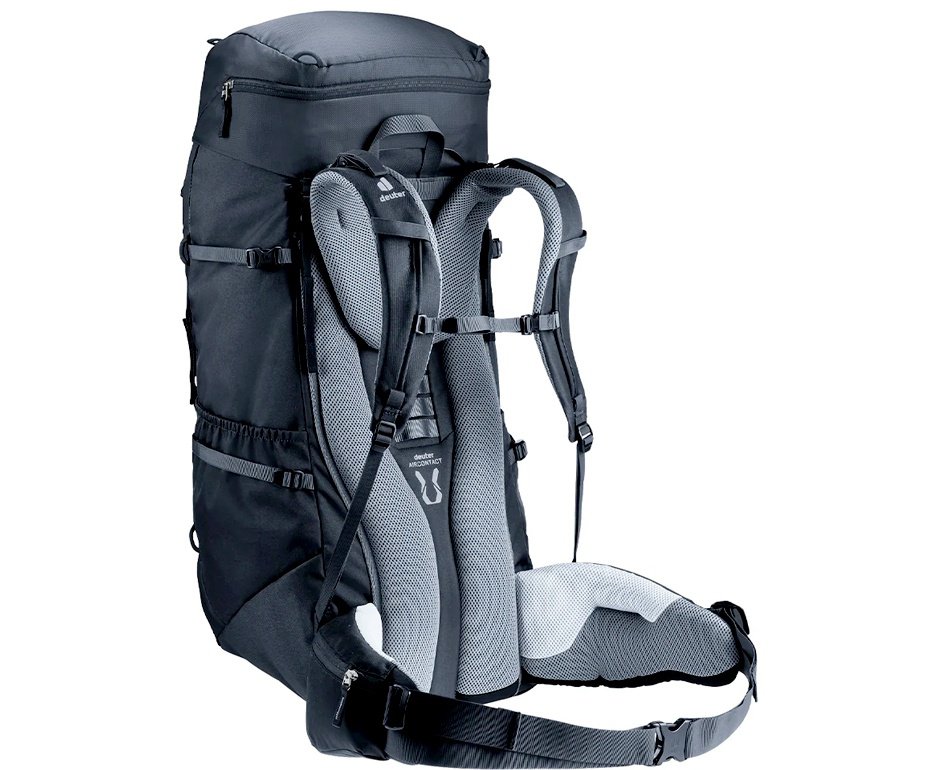 Mochila Deuter Trekking Lite 55 + 10 - Preto