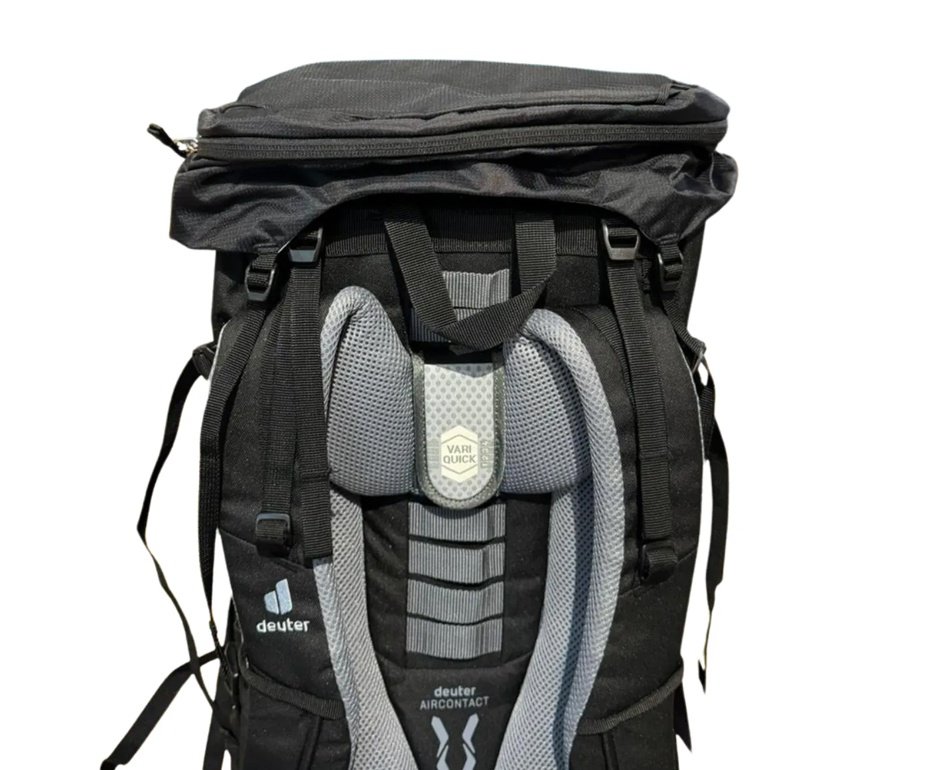 Mochila Deuter Trekking Lite 55 + 10 - Preto