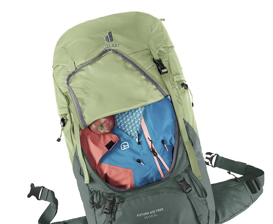 Mochila Deuter Futura Air Trek 45+10 SL New Verde