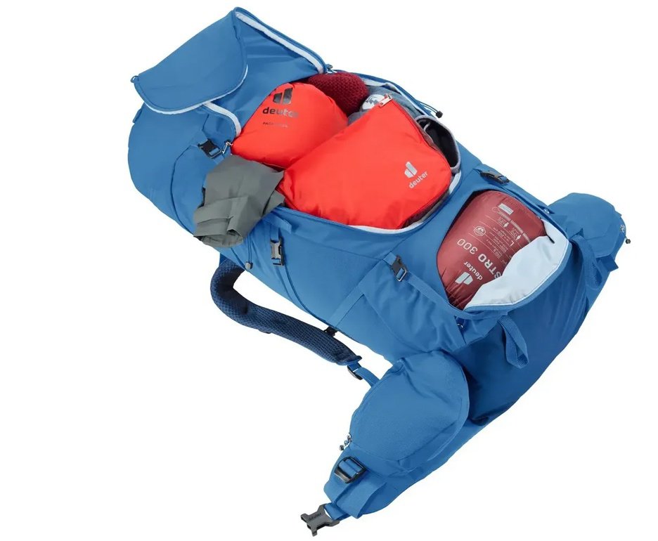 Mochila Deuter Aircontact Core 50+10 Azul Claro