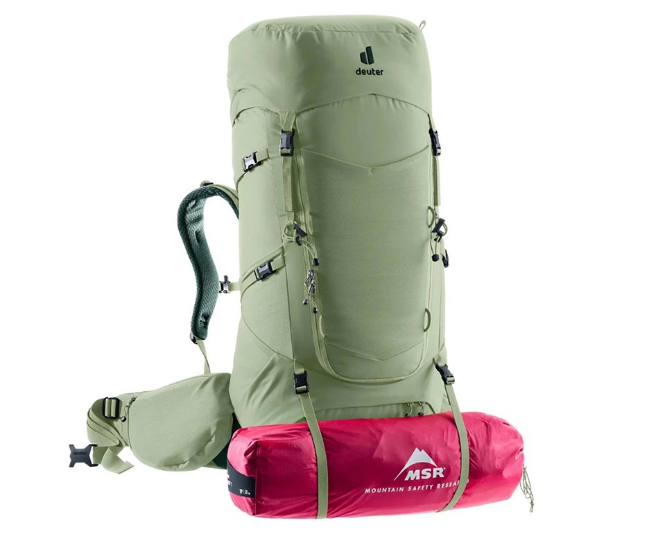 Mochila Deuter Aircontact Core 55+10 SL 2026 - Verde