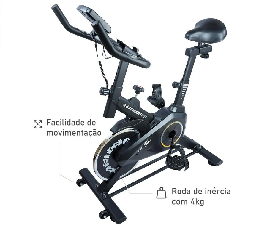 Bicicleta Ergométrica Spinning Cbtfit Roda De Inércia 4kg