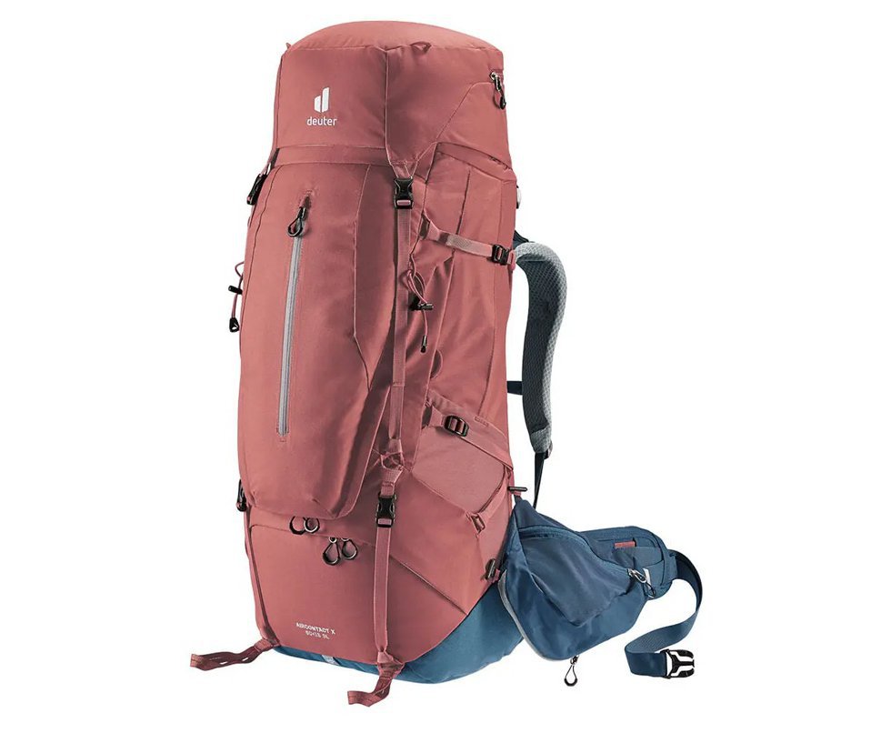 Mochila Cargueira Deuter Aircontact X 60+15 SL - Vermelho