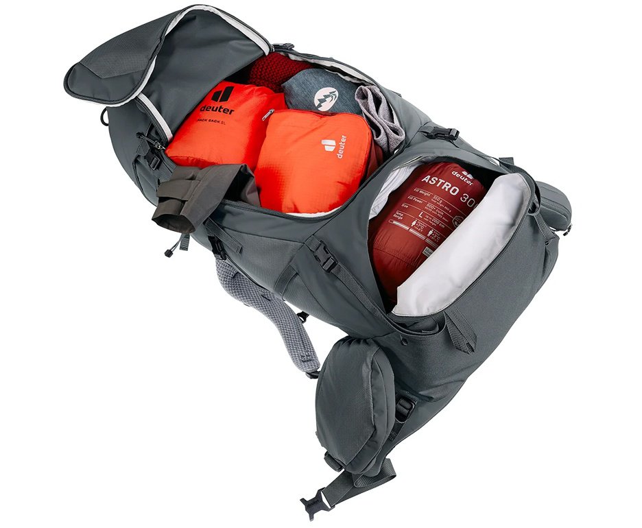 Mochila Cargueira Deuter Aircontact Core 45+10 SL - Cinza