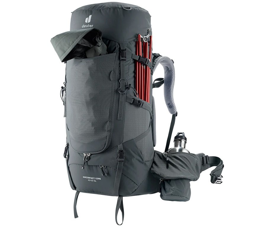 Mochila Cargueira Deuter Aircontact Core 45+10 SL - Cinza