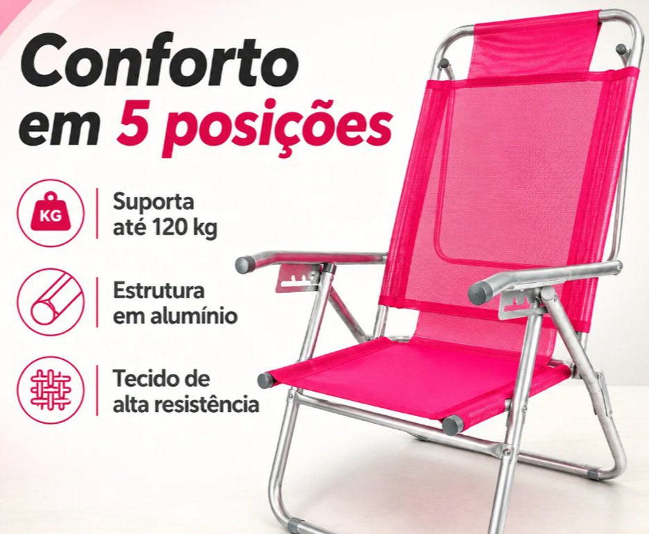 Cadeira Zaka Infinita UP - Pink