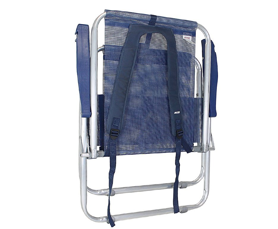 Cadeira Zaka Plus Mochila Alumínio Capacidade 100kg - Azul Marinho