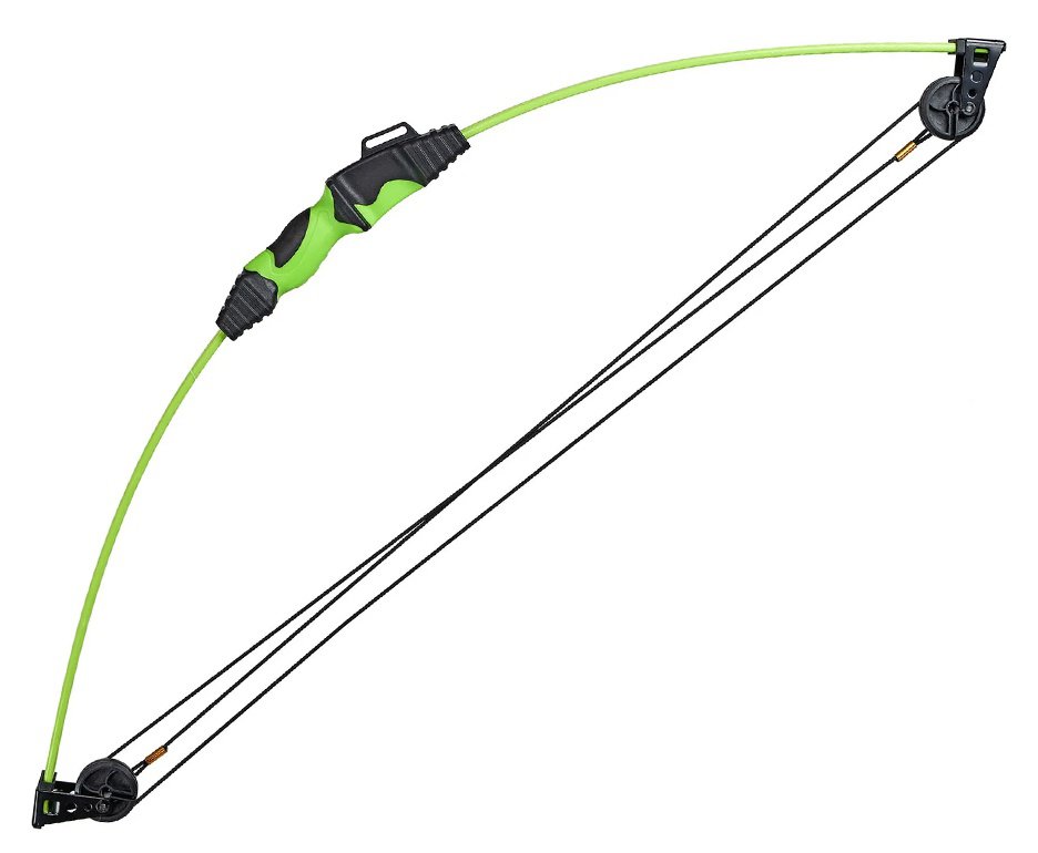 Kit Arco Composto Juvenil - 12 Lbs Verde Com Acessórios - Man Kung