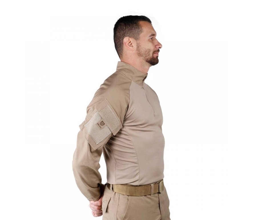Camisa Combat Shirt Steel Tan - Belica - P