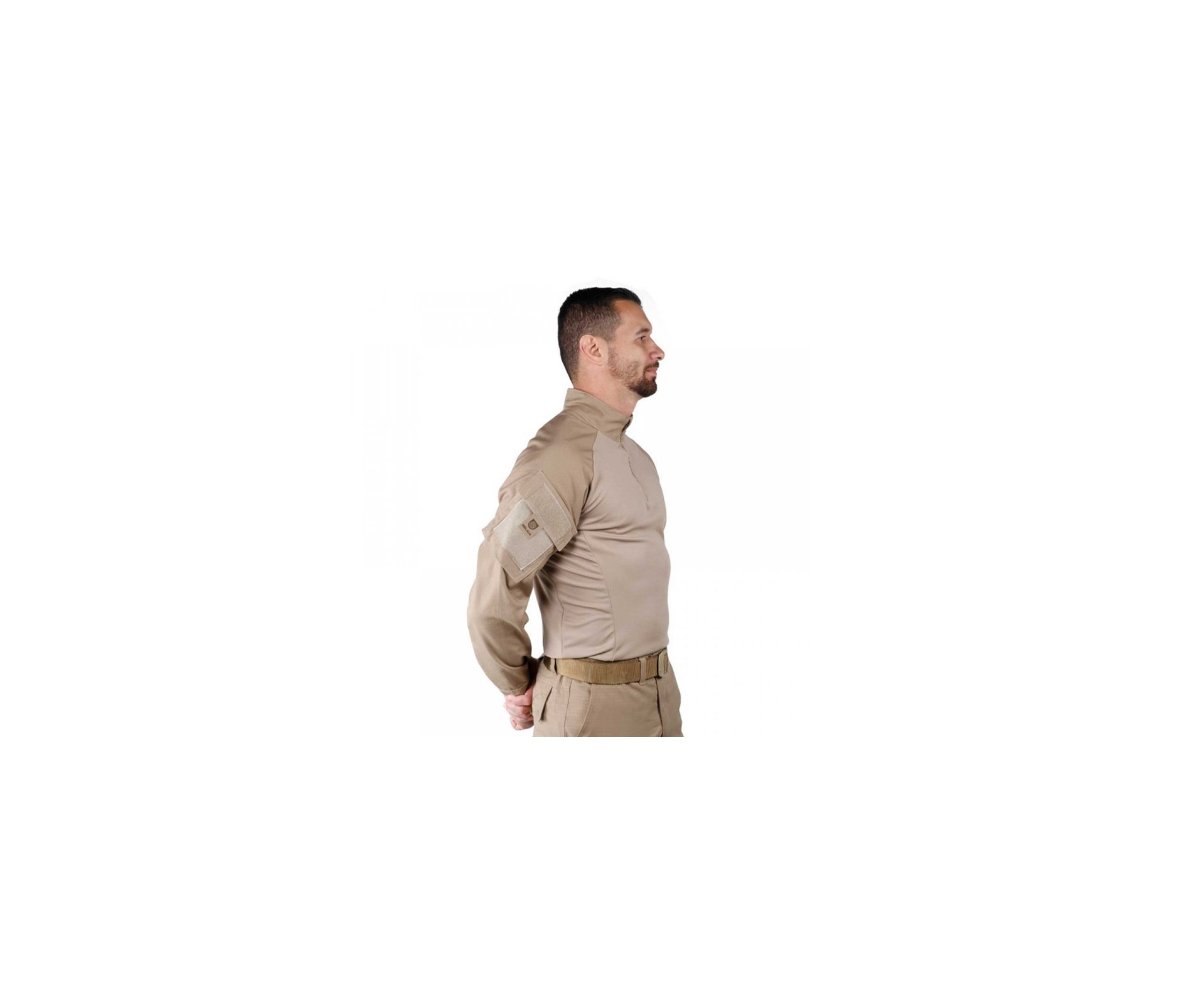 Camisa Combat Shirt Steel Tan - Belica - P