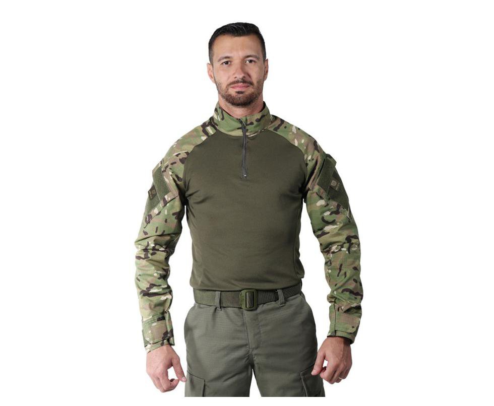 Camisa Combat Shirt Steel Camuflado Multicam - Belica - P