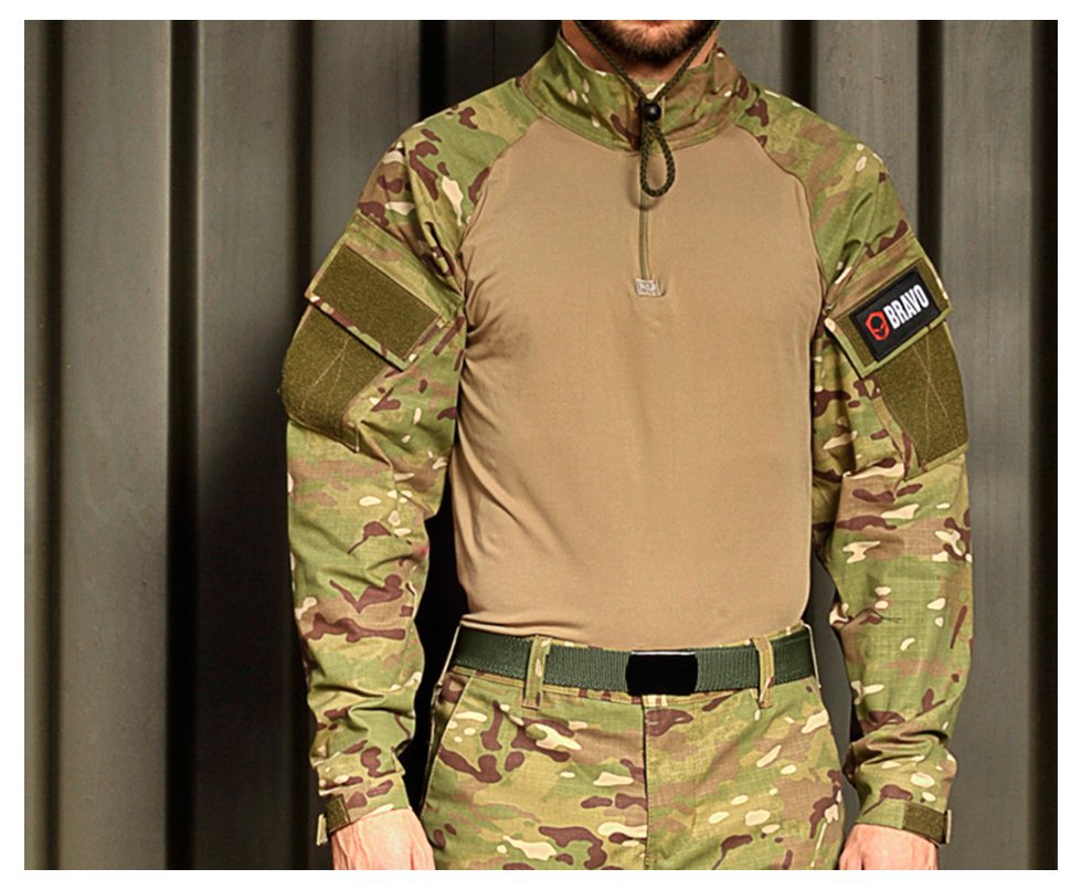 Camisa Combat Shirt Bravo Multicam - P