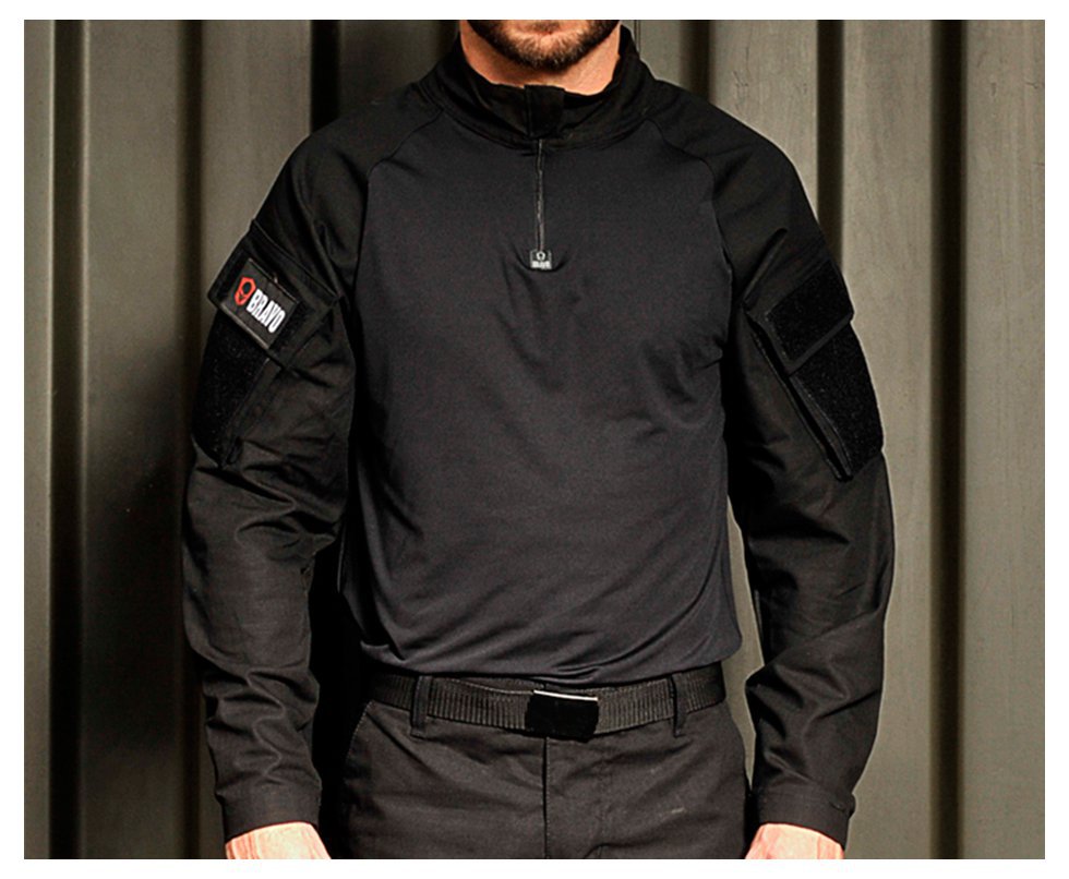 Camisa Combat Shirt Bravo Preta - P