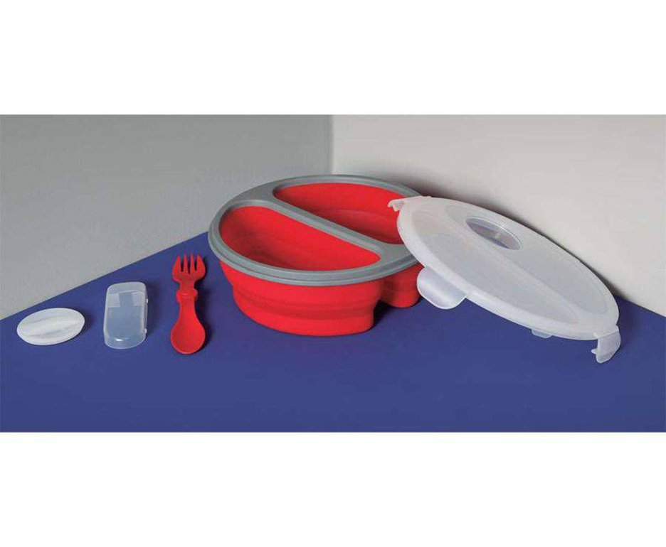 Marmita Retrátil Redonda Mor - Vermelha
