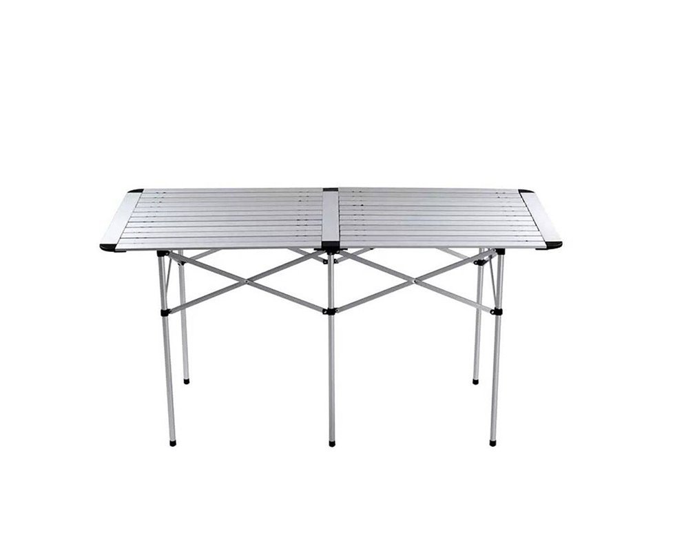 Mesa Dobrável Multiuso Em Alumínio 1,40m X 69,5cm