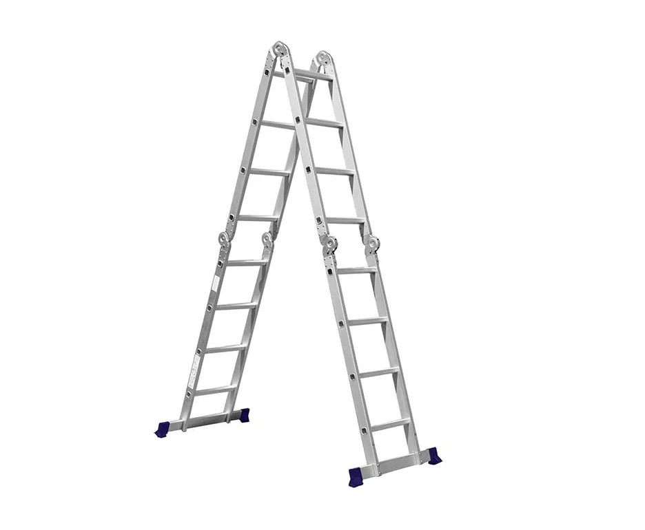 Escada Multifuncional Com Plataforma 4x4 16 Degraus