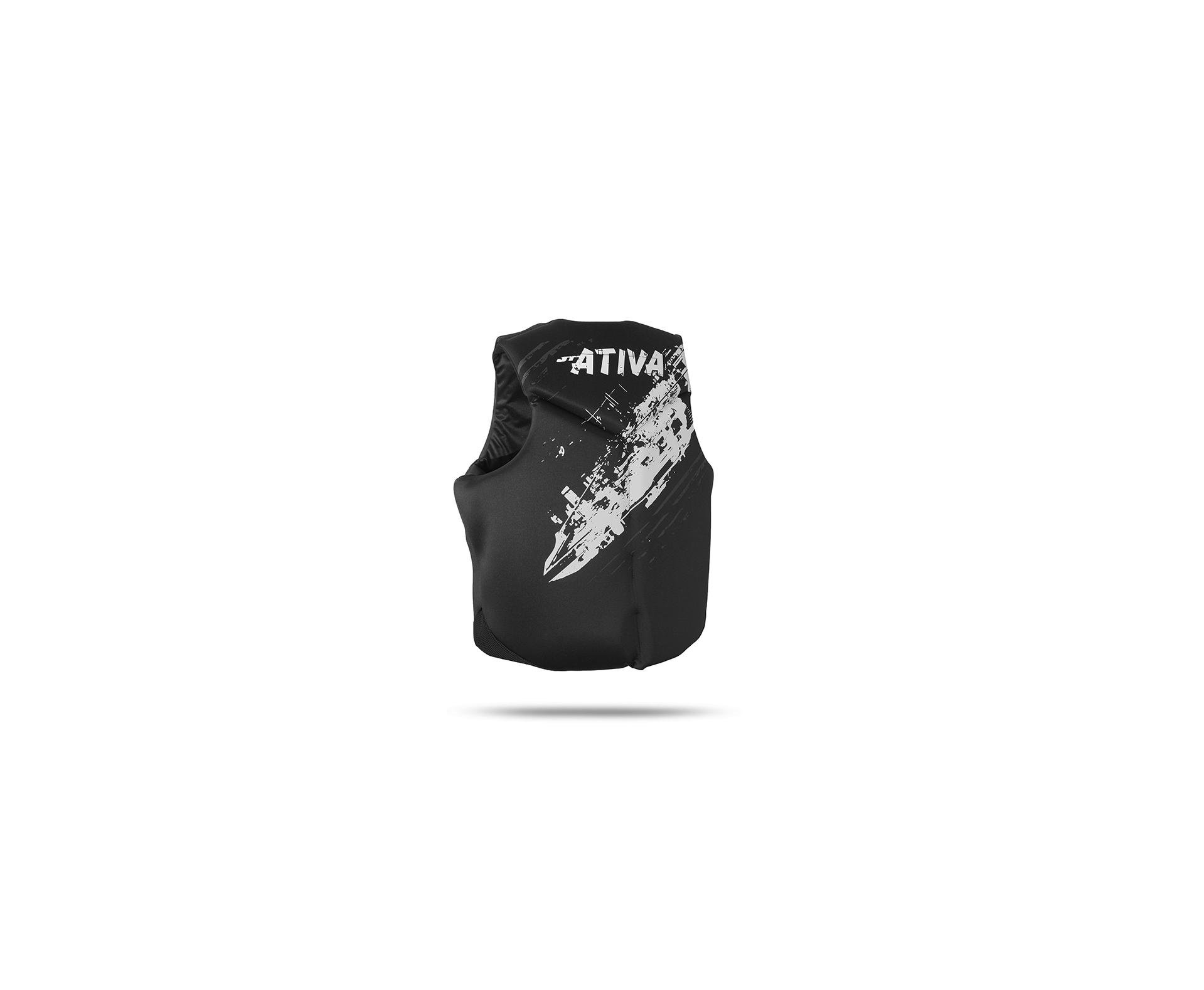 Colete Náutico Salva Vidas Neoativa Jt20 Homologado - Preto - Ativa - M