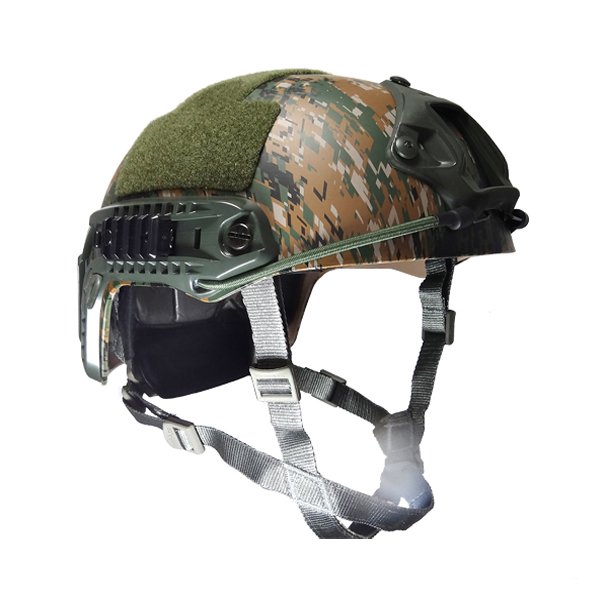 Capacete Tático Para Airsoft/paintball Mod Fast B - Woodland Digital