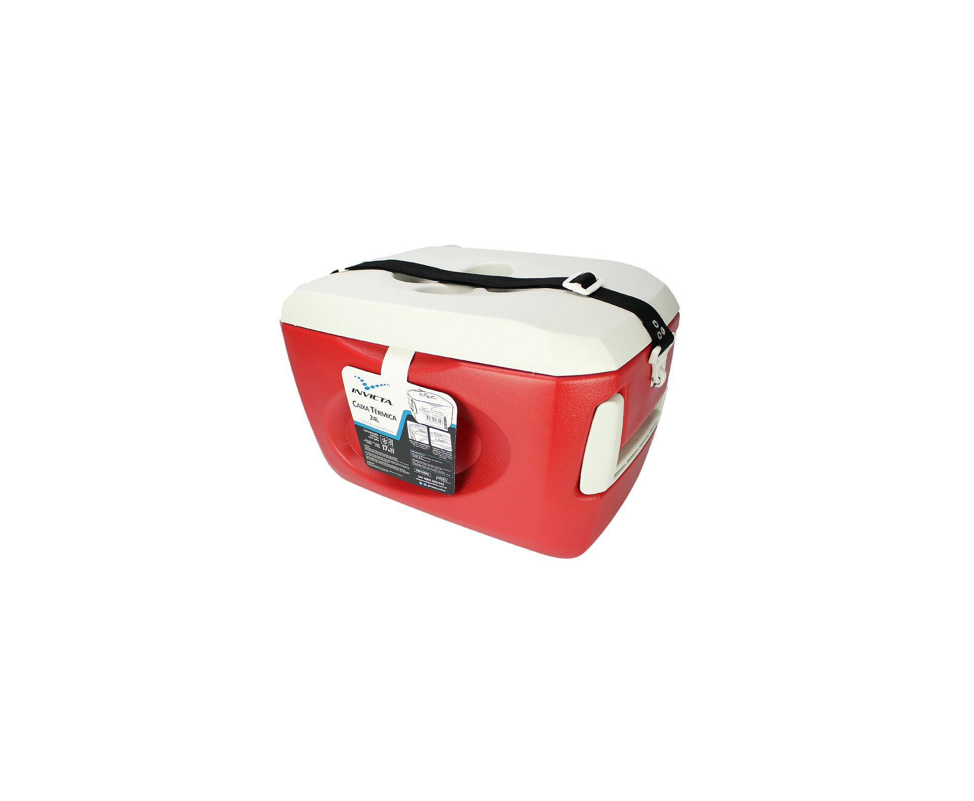 Caixa Térmica Invicta 24l Vermelho Velvet