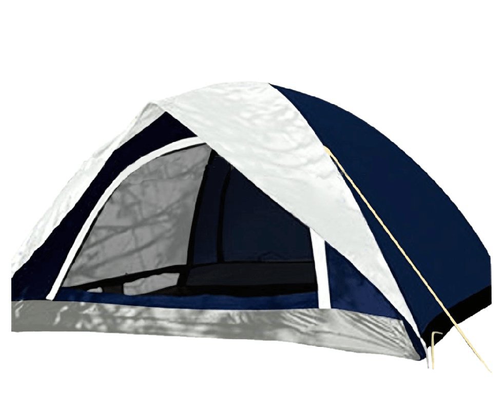 Barraca Camping 3/4 Pessoas Azul / Cinza 1500mm Coluna Dagua Albatroz