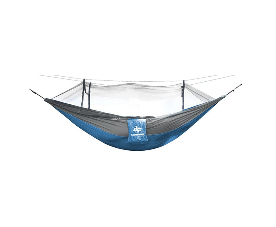 Rede Camping Para Descanso Com Mosqueteiro Azul - Albatroz