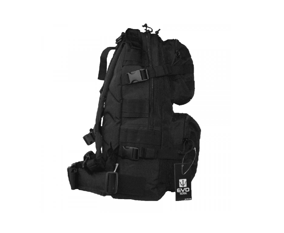 Mochila Tática Patrol Traver Backpack Preta Bs-046bk - Evo Tactical