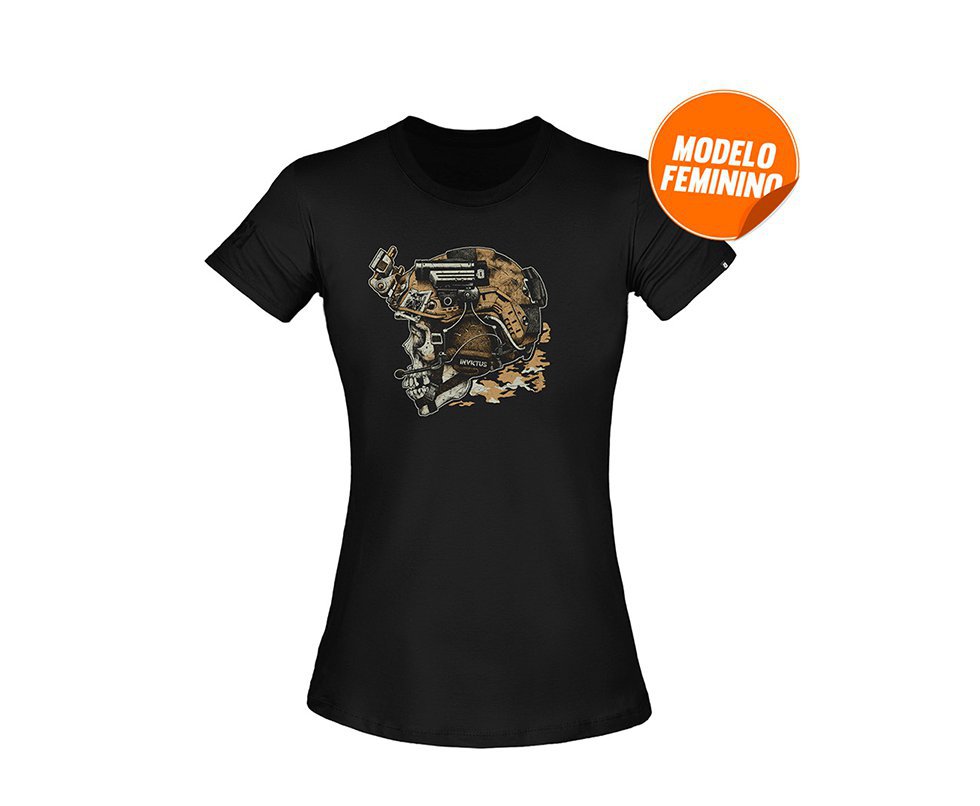 Camiseta T-shirt Invictus Concept Feminina Blackjack - PP