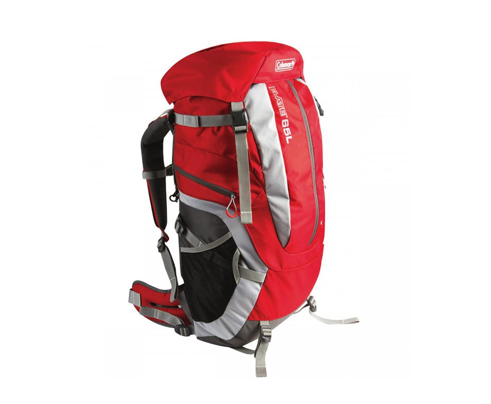 Mochila Cargueira Coleman Elate 65 Lt Vermelha
