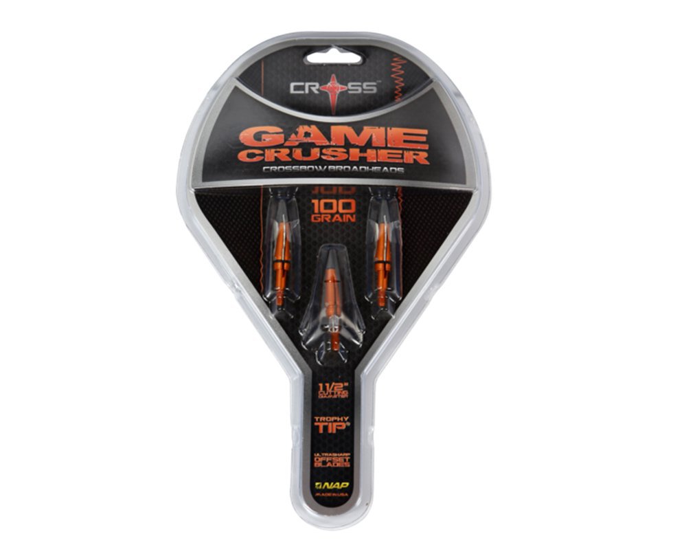 Kit De 3 Ponteiras Gamecrusher 100gr Para Flechas - Barnett
