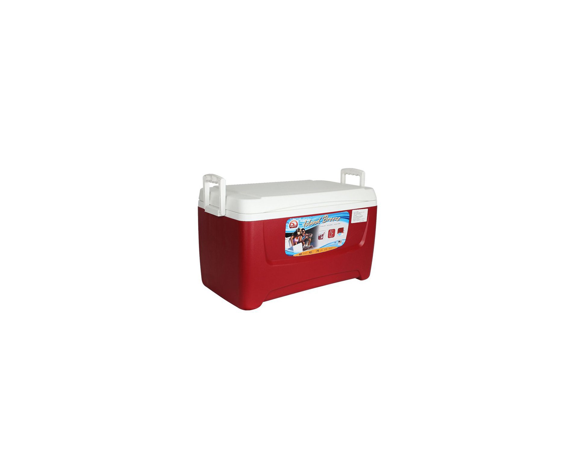 Caixa Termica Cooler Igloo Usa 48qt / 45l Vermelho