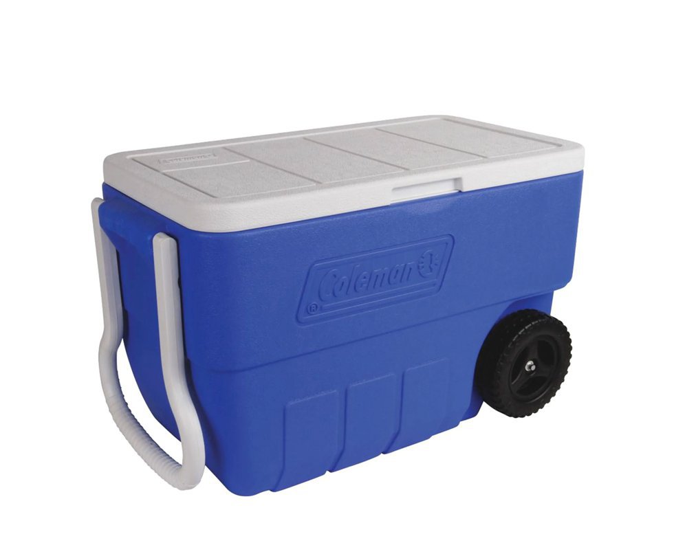 Caixa Térmica C/rodas 50qt 47lts - Azul - Coleman
