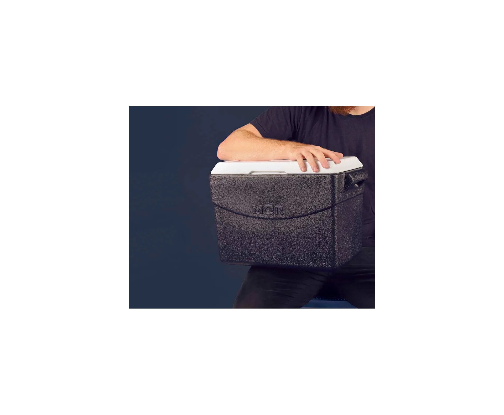 Caixa Térmica Glacial Mor 26 Litros 100% Virgem Azul 25108111