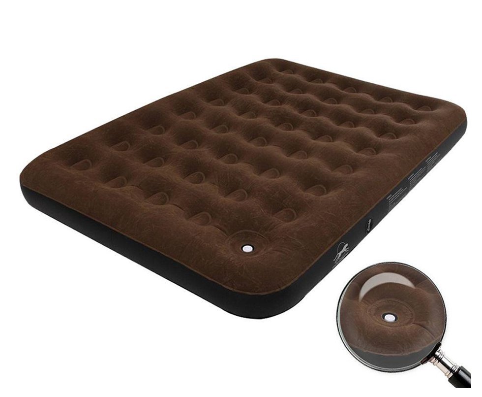 Colchão Inflável Casal Com Fole Frontera Marrom - Guepardo