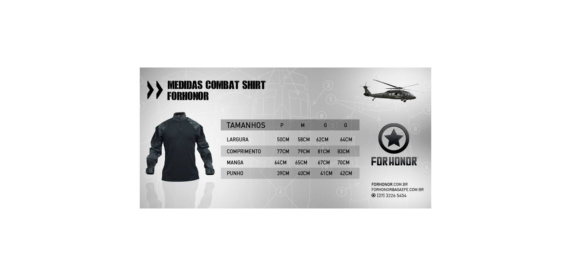 Camisa De Combate 711 Camutrop (combat Shirt)- Forhonor - P