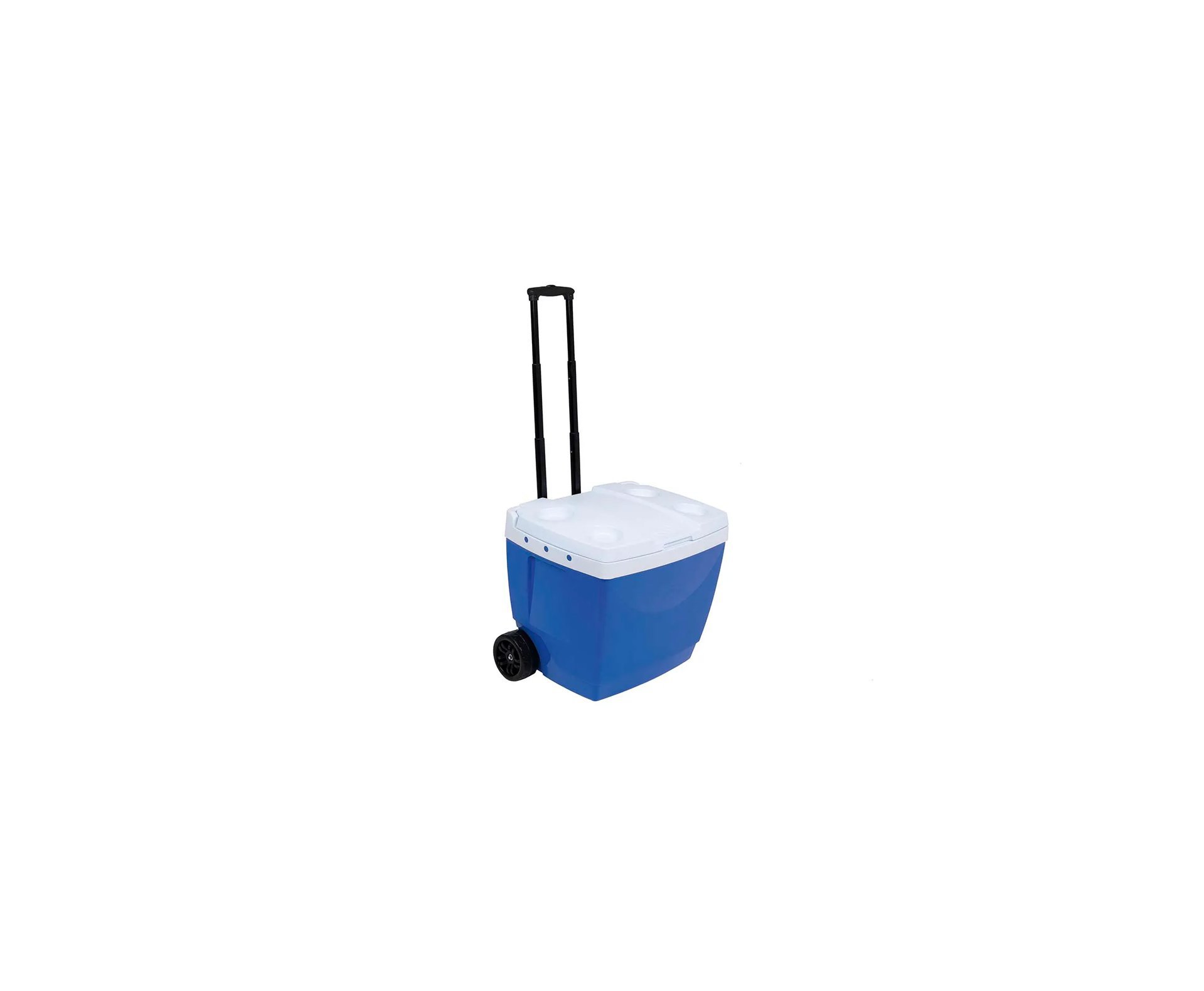 Caixa Térmica Mor 42l Com Roda E Alça Transporte - Azul