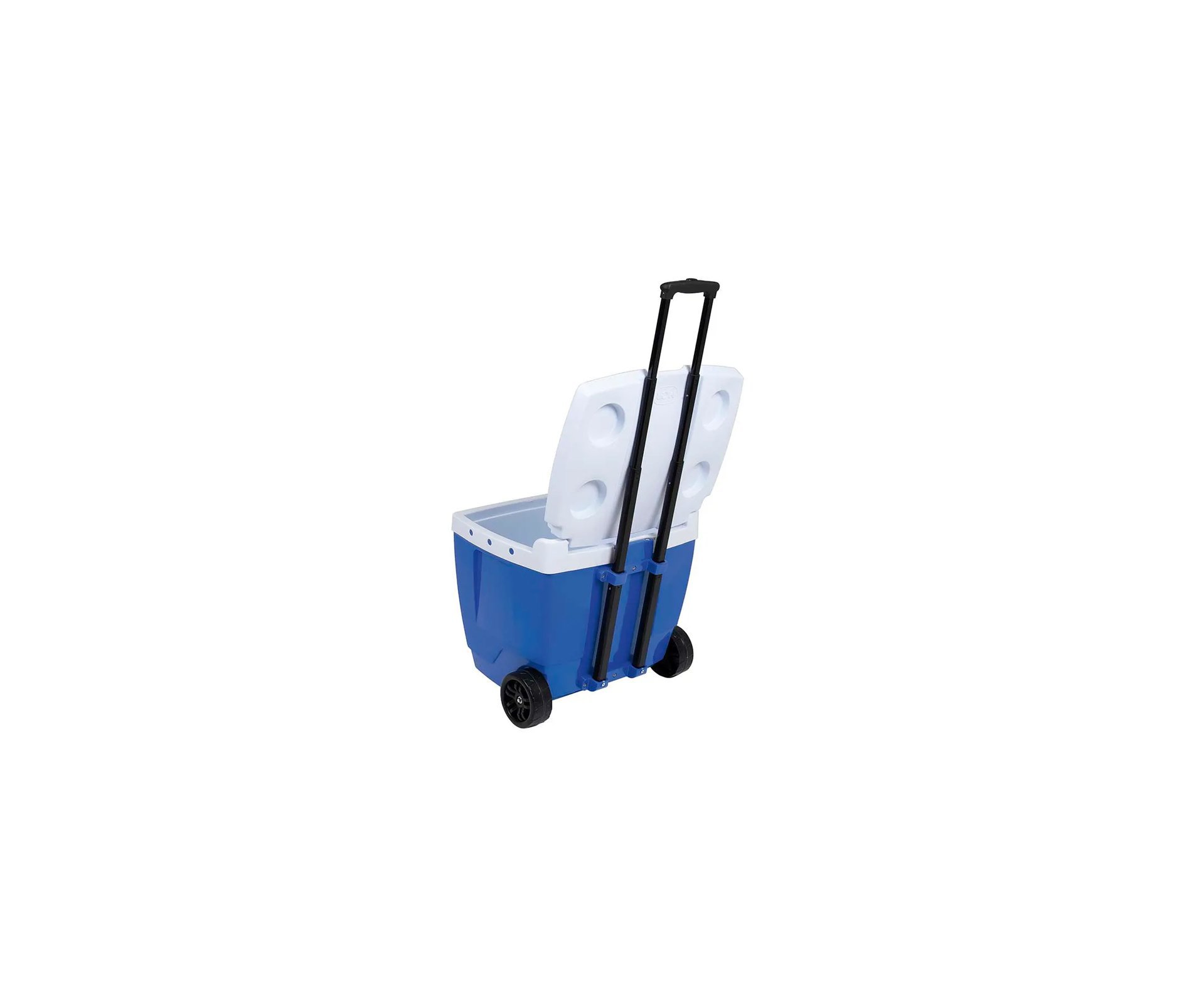 Caixa Térmica Mor 42l Com Roda E Alça Transporte - Azul