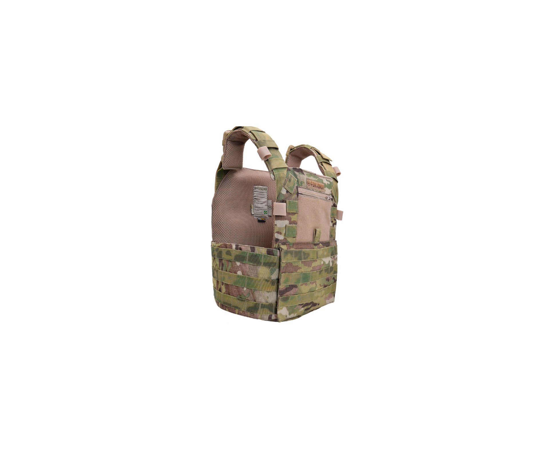 Colete Plate Usa Carrier Cordura 1000 2p Multicam Usa - Forhonor