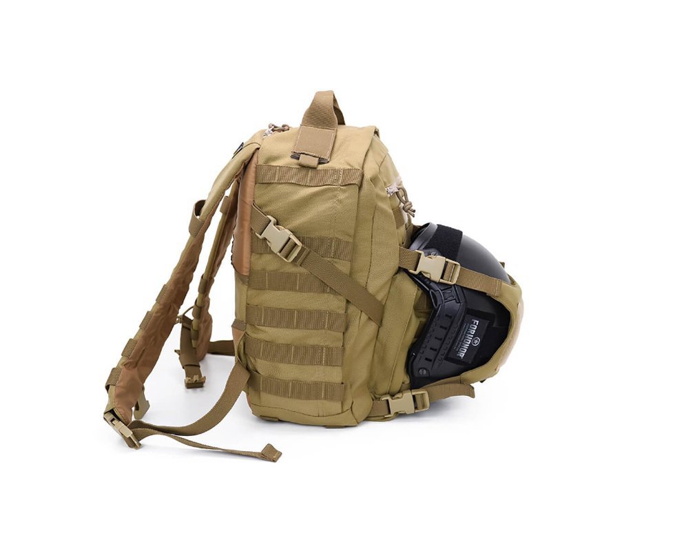 Mochila Tatica Forhonor Modular Porta-capacete Em Cordura 1000 Coyote Militar