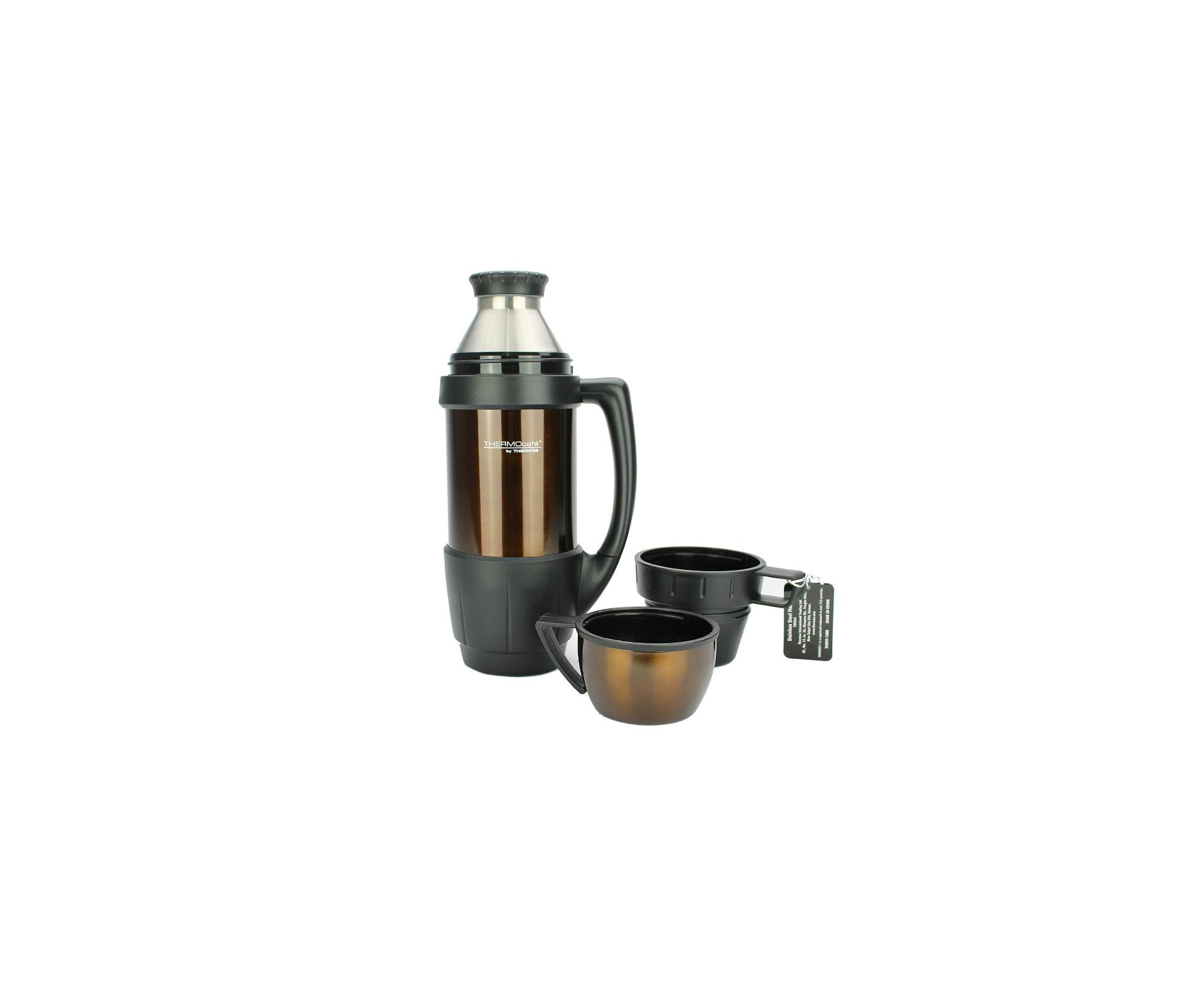 Garrafa Térmica Thermos Alasca 1 Litro Bronze Com Alça