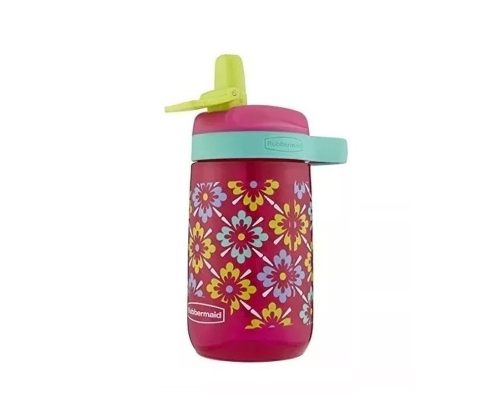 Squeeze Contigo Infantil Leak Proof Rosa Dec Flores 414ml