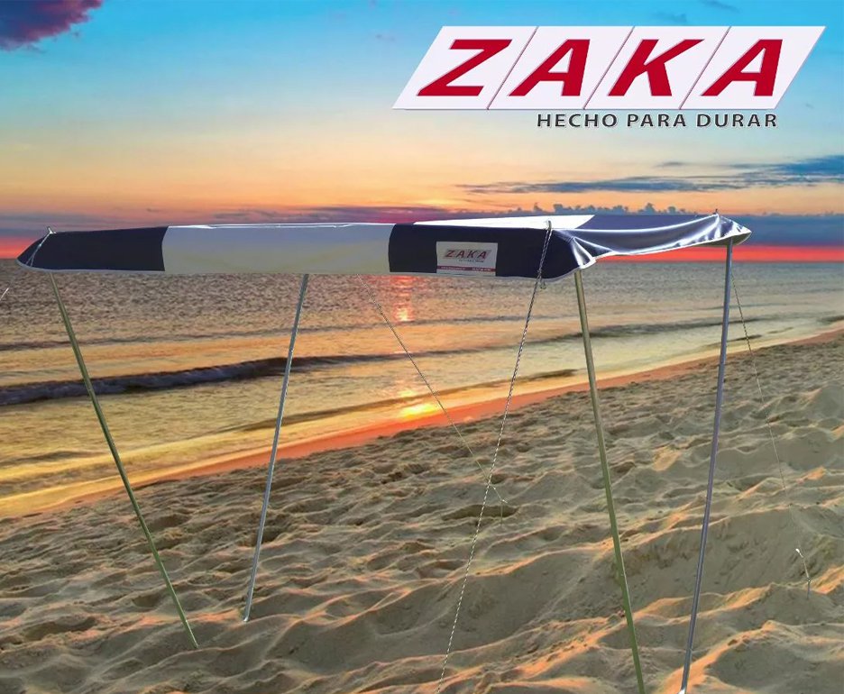 Tenda Gazebo Zaka Praia E Camping Casa Riviera Azul E Branco