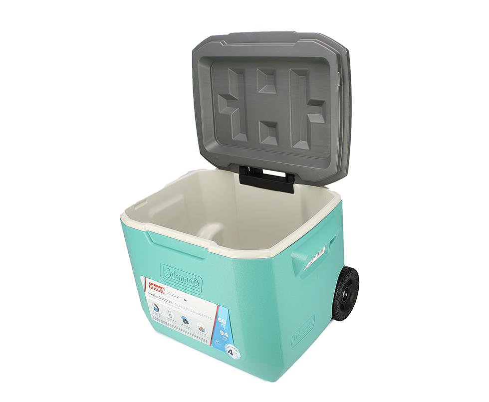 Caixa Termica Coleman 60qt 56,7litros Com Alça E Rodas - Vd/br/cz
